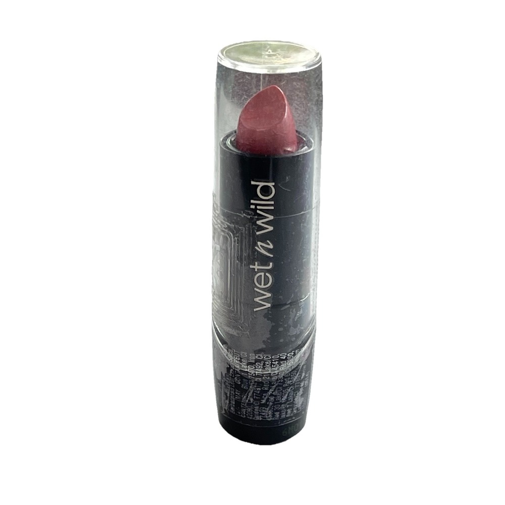 Wet n Wild Silk‎ Finish Lipstick Pink Ice Frosty Hue Soft Glam Discontinued New